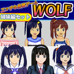 【d_334167】エッチなアップデート型格闘ゲーム〜姉妹編セット【WOLF】