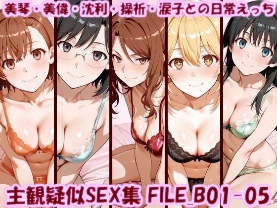 【d_753195】主観疑似SEX集 FILE_B01-05 美琴・美偉・沈利・操祈・涙子との日常えっち【美乳淫】