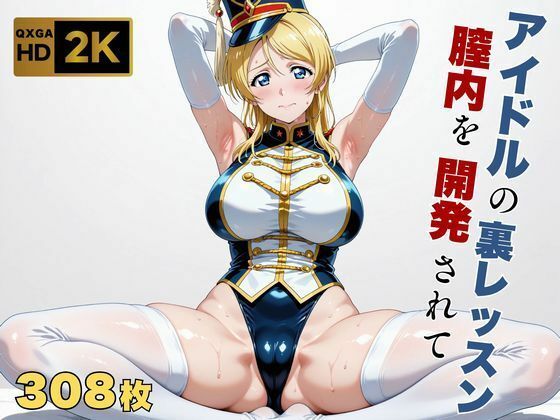 【d_698178】【ラブラ●ブ】【絢●絵里】金髪アイドル、マーチングバンド衣装のまま快感を教えられる【画像生成マン】