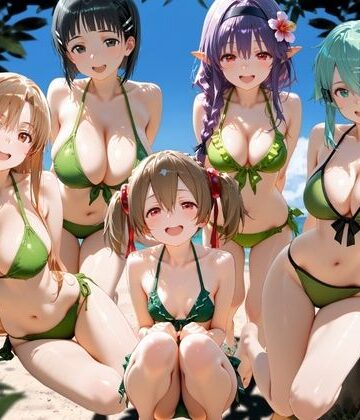 【d_767510】ビーチで出会った美女をナンパしてメス堕ちさせた話 S○O【ちこりこ】