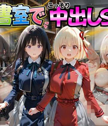 【d_776983】図書室でこっそり中出しSEX リ〇リスリコイル編【金色の玉転がし】