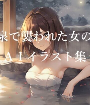 【d_783248】温泉で襲われた女の子AIイラスト集【Love and peace】
