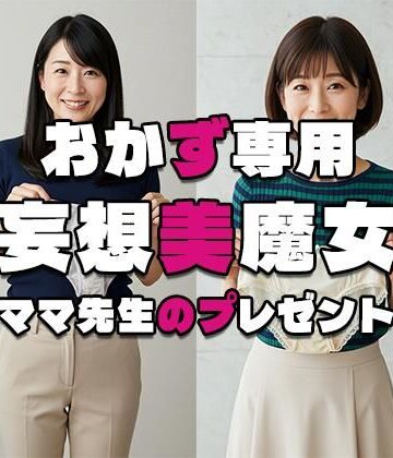 【d_591489】【おかず専用】妄想美魔女〜ママ先生のプレゼント〜【AI美魔女】