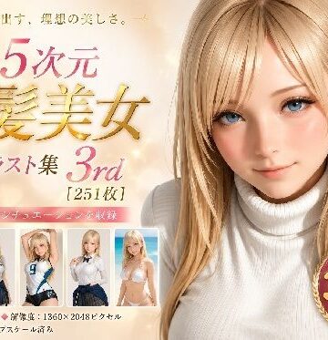 【d_784056】2.5次元 金髪美女AIイラスト集 3rd ［251枚］【ぱぱドリラー】