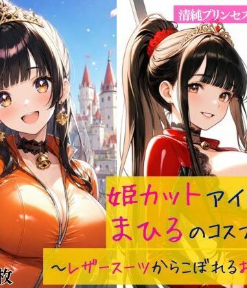 【d_784614】清純プリンセスの裏側 姫カットアイドル姫まひるのコスプレ交尾 〜レザースーツからはみ出るおっぱい〜【だくせる】