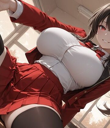 【d_787437】ニーソと巨乳とJK【120×75の部屋】