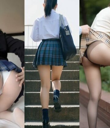 【d_788877】日常のエロい太ももとパンチラ＜JK・ミニスカ美女編＞【後ろ姿が好きすぎて】