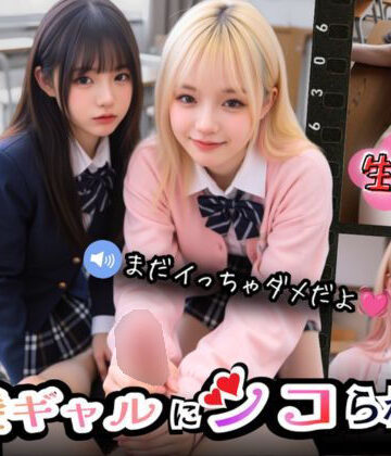 【d_789236】【実写系Hゲーム】好きな娘の前で金髪ギャルにシコられる！射精限界おち●ぽ焦らし我慢【Angelsgarden】