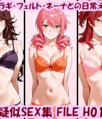 【d_789449】主観疑似SEX集 FILE_H01-03 スメラギ・フェルト・ネーナとの日常えっち【美乳淫】