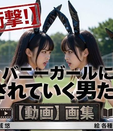 【d_789740】【衝撃！】バニーガールにされていく男たち 画集【真城の秘宝館】