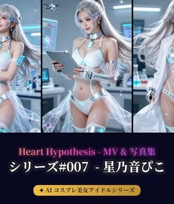 【d_790514】【AIコスプレ美女アイドルシリーズ ＃007】 ー 星乃音ぴこ MV ＆ 写真集 ー Heart Hypothesis【beauty4ever】