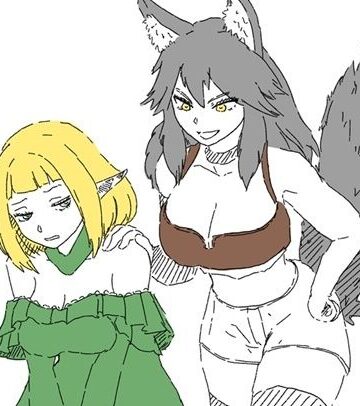 【d_791064】狼耳剣士と僕っ子エルフが、 淫魔の呪いでエッチなトラブルにぐずぐずに巻き込まれる話【十日文庫】