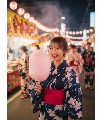 【d_793123】「あなたと歩く夏祭り 〜浴衣のまゆと夜風の誘惑〜【完全版20枚】」【Studio M】