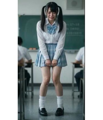 【d_794995】発表中におもらし【スクールおもらし】
