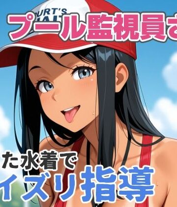 【d_797344】プール監視員さん、濡れた水着でパイズリ指導【あんにゅプリン】