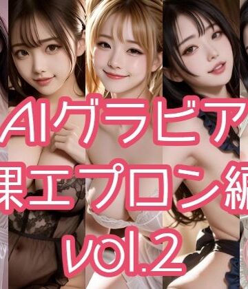 【d_795274】AIグラビア 裸エプロン編 VOL.2【あるみかん】