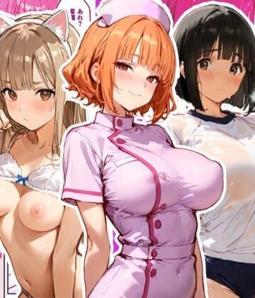 【d_796487】3姉妹の妹たちがコスプレで兄を誘惑してハーレムえっち！【寝取られ三四郎】