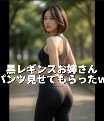 【d_796585】ショートヘアのレギンスお姉さんのパンチら撮影会【ライスカレー】