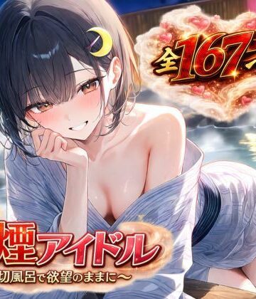 【d_799691】湯煙アイドル〜貸切風呂で欲望のままに〜【月見夜しずく】