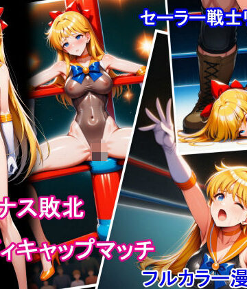 【d_799984】セーラー戦士リメイク ヴィーナス敗北 ハンディキャップマッチ【堕ちモノ缶詰】