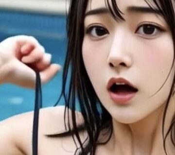【d_800440】水着ではしゃぐ美女ポロリ【aiお姉さん】