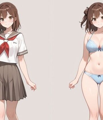 【d_800695】セーラー服のあの子は、下着姿が一番かわいい。【妄想の彼方】