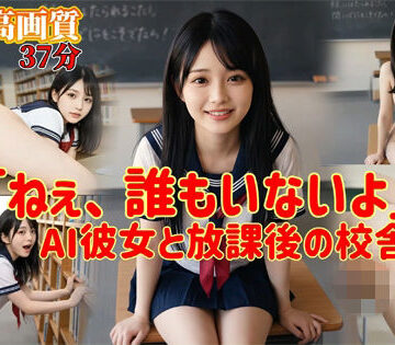 【d_802251】「ねぇ、誰もいないよ」AI彼女と放課後の校舎で【AIT】