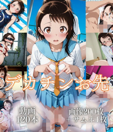 【d_802797】デカチンお先【120本＋201枚】【ではーと】