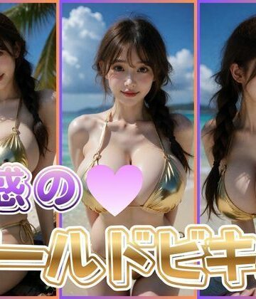 【d_803004】魅惑の（はぁと）ゴールドビキニ【わにさんわにわに】