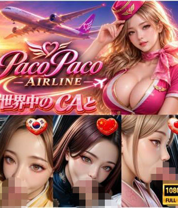 【d_803059】世界中のCAと空でプレイ〜 フルボイス28分動画 Paco Paco Airline 日本・韓国・中国 路線〜【A.I.Silicon】