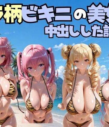 【d_803370】ビーチでトラ柄のビキニの美女を中出しした話 T◯LOVEる編【なちょす】