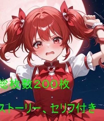 【d_804287】触手に堕ちた赤い髪の魔法少女 〜正義の終わりと快楽の始まり〜【クリームアップル】