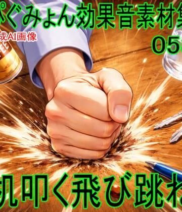 【d_804845】ぴぐみょん効果音素材集058机叩く飛び跳ね【ぴぐみょんスタジオ】