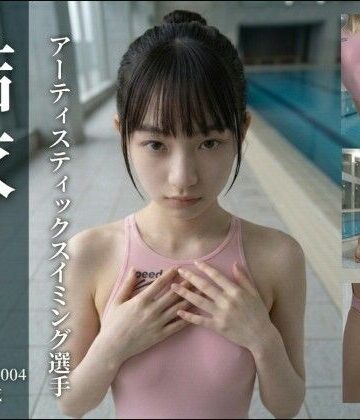 【d_807055】【AI生成】写真集No.004 アーティスティックスイミング選手結衣YUI【はるこま】
