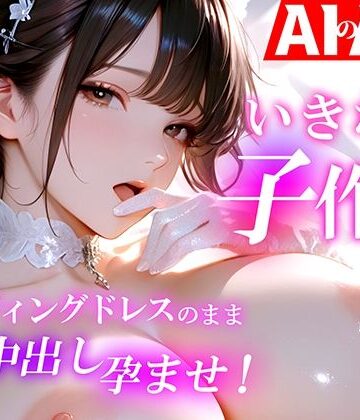【d_807167】【AIのAV動画】いきなり子作り ウェディングドレスのまま中出し孕ませ！【おくみ】
