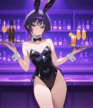 【d_808011】紫ショートちゃんの秘密のコスプレ撮影会 〜バニー・レースクイーン・巫女・ナース〜【R18 AI CG集】【NT】