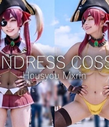 【d_808429】【脱衣コス】宝鐘マ〇ン/ホ〇ライブ 写真集 グラビア【愛紗堂/AIshadow】