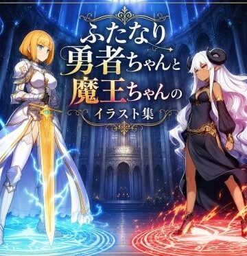 【d_810759】ふたなり勇者ちゃんと魔王ちゃんのイラスト集【煮込みメロン屋さん】