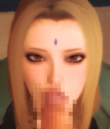【d_811735】綱手のコスプレでフェラしてくれる彼女【BlackBox】