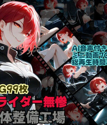 【d_812066】美人ライダー無惨 魅肢体整備工場【土恵寿奈わんこ】