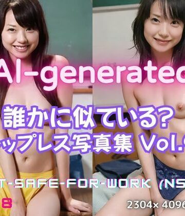 【d_812939】【AI実写】誰かに似ている？ トップレスの美女たち【実写風AIトップレスグラビア】Vol.9【美伝プロジェクト】