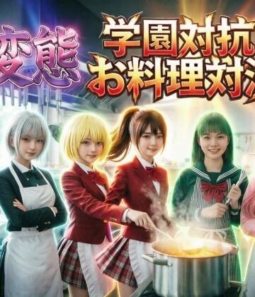 【d_795731】裸にエプロン 学園対抗変態お料理対決【AI IMEKURI】