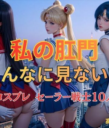 【d_813944】私の肛門そんなに見ないで コスプレ セーラー戦士10人【KOC】