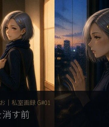 【d_814435】よあけがお｜私室画録 G01 灯りを消す前【osakenpiro】