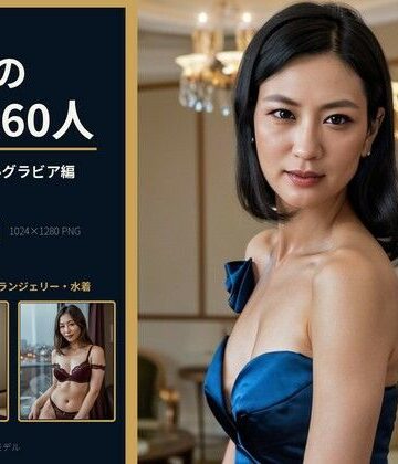 【d_816544】AI写真集 大人の女性60人 都会のホテルグラビア編 Vol.1【BEANS】