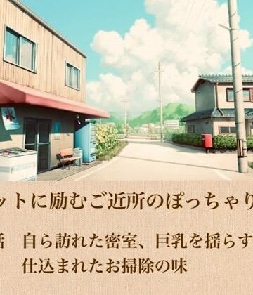 【d_817654】ダイエットに励むご近所のぽっちゃり奥さん 第四話 自ら訪れた密室、巨乳を揺らす騎乗位と仕込まれたお掃除の味【青いらいおん】