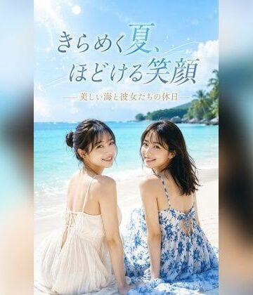 【d_818449】きらめく夏、ほどける笑顔 ――美しい海と彼女たちの休日【yoi-no-myojyo】