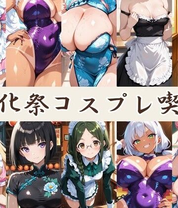 【d_818476】【AI CG集】文化祭コスプレ喫茶【ぽちマート】