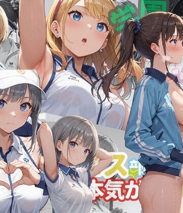 【d_818648】学園性活！ユニフォームに滲む汗 テニス部の本気がエロい7【汗かく美少女の厳選CG353枚収録】PC向け【アオとハル】