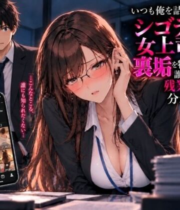 【d_820583】いつも俺を詰めるシゴデキ女上司（29）の裏垢を特定したので、誰もいない残業オフィスで分からせた。【アクセル】